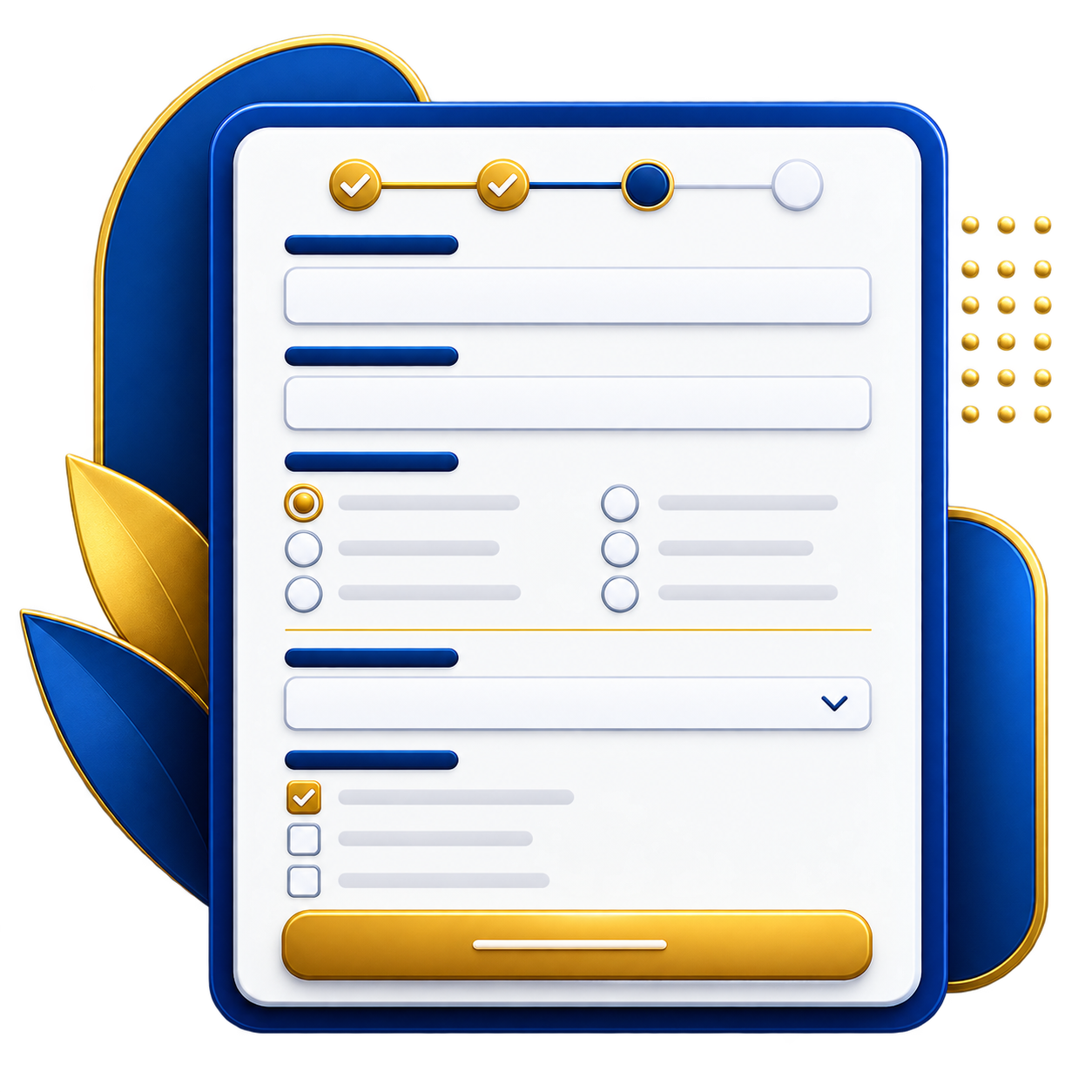 Financial pre-assessment form illustration
